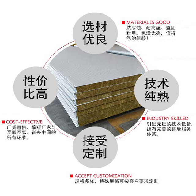 彩鋼巖棉泡沫凈化板生產廠家 彩鋼巖棉泡沫凈化板生產廠家